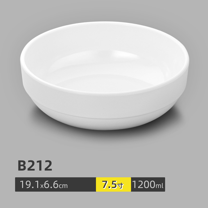 Tazón Pequeño de Melamina para Sopa para Restaurantes y Comedores