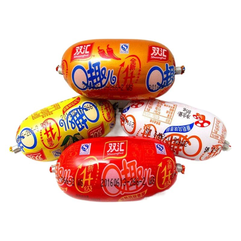 Shuanghui Q Интересная ветчина колбаса 70 г/смешанная лапша FCL 40 4 Вкус Срок годности 90 дней