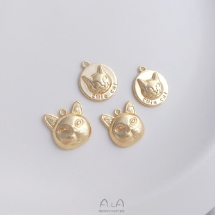 ��ɫ14K����؈���^����С؈����ֹ�diy����朵�����Ʒ���