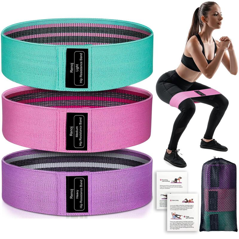 ヨガゴムバンド、レジスタンスバンド、女性用フィットネスヒップトレーニングツール、ストレッチ弾性リング、スクワットトレーニング、テンションバンド|undefined