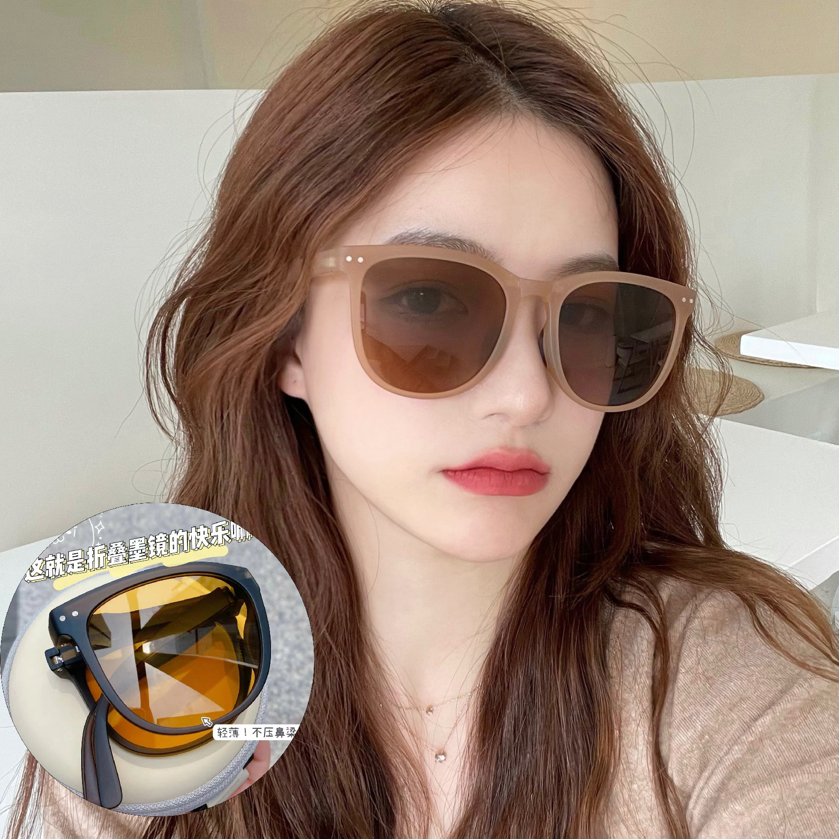 Foldable sunglasses for men and women