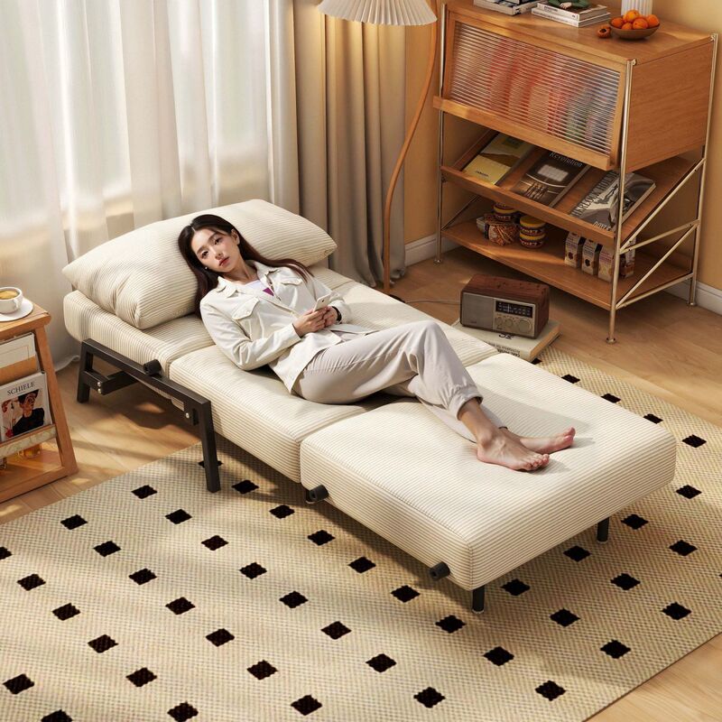 Folding Sofa Bed, New Model, Multifunctional, Suitable for Small Apartments, Living Room, Bedroom, Study, Home Use, Extendable Folding Sofa Bed