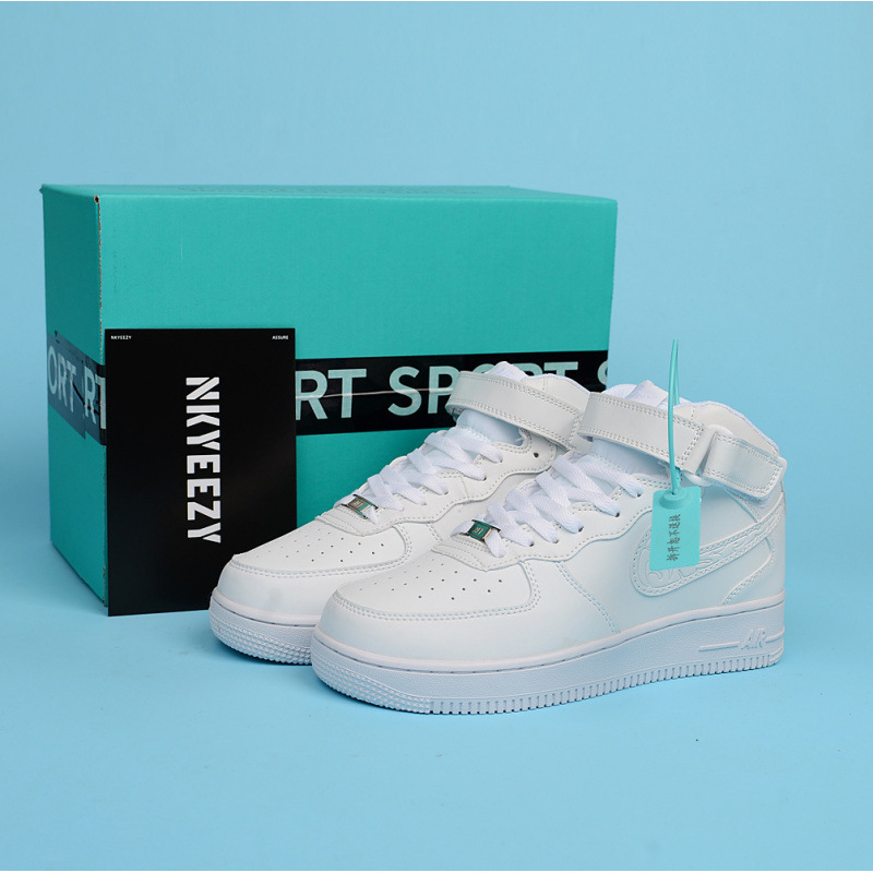 AF1 에어 포스 하이탑 올 화이트