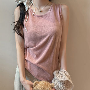 Solid base tank top sleevless