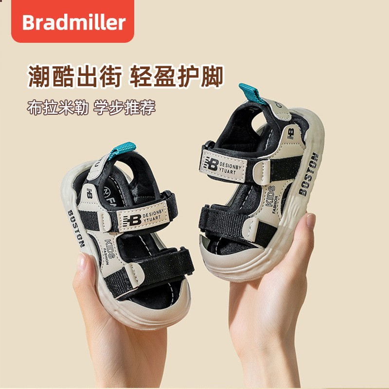 Children's toddler shoes men's summer baby shoes women's children's shoes non-slip baby shoes anti-collision sandals light Wholesale