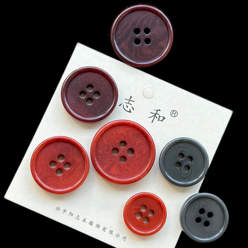 Fresh and Elegant Purple Fruit Buttons, Berries, Retro Red Wine Red, Retro Color Vest, Suit Clothing Buttons