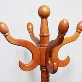 挂实木衣帽架衣挂钩挂衣钩卧室挂架配件收纳架衣架大衣衣服架钩子