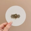 Silver brace, flowered