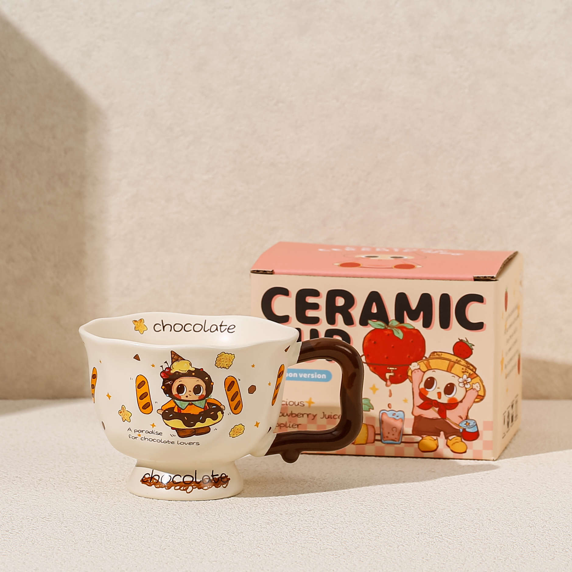 Cute Pippo tazas de agua para niños tazas de verano para niños tazas de cerámica domésticas tazas de café de desayuno de oficina image 10