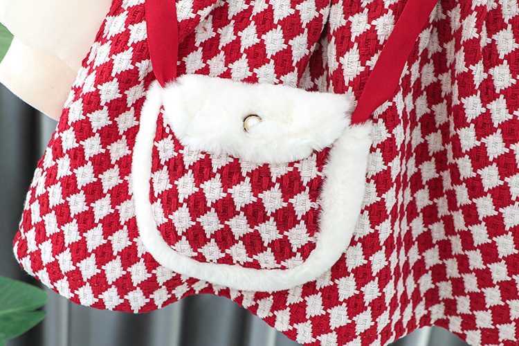 Autumn and Winter Girl Princess Plush for Girls 0 Korean Version 1-2-3-4 Year Old Fashionable Infant Dress_voghion.com