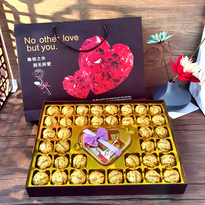 Аcrylic gift box for St. Valentine's Day, Birthday gift