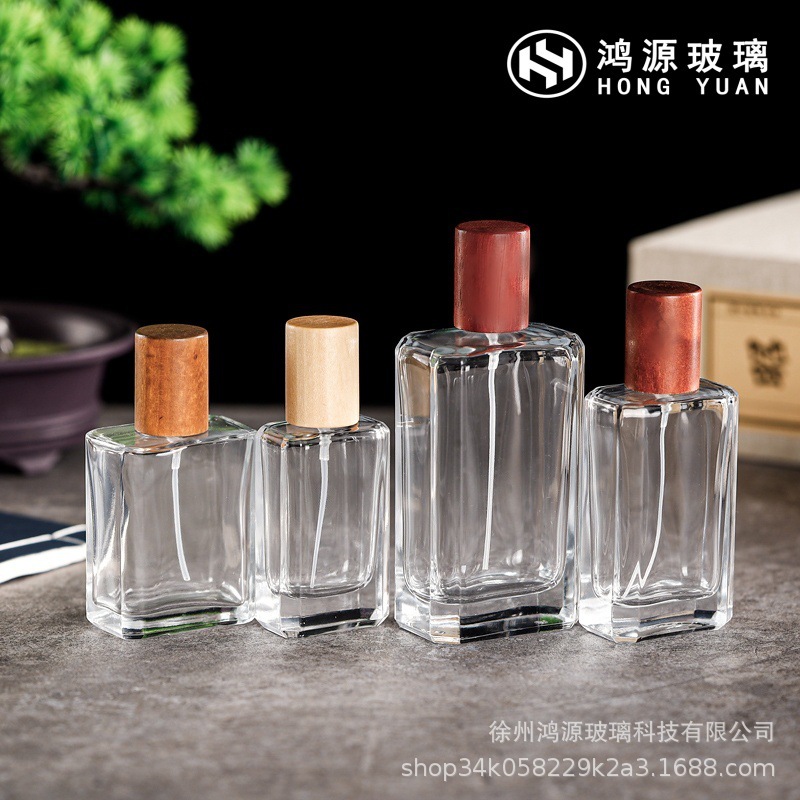 香水分装瓶玻璃瓶透明香水瓶15卡口化妆品玻璃喷雾瓶香水瓶子裸瓶