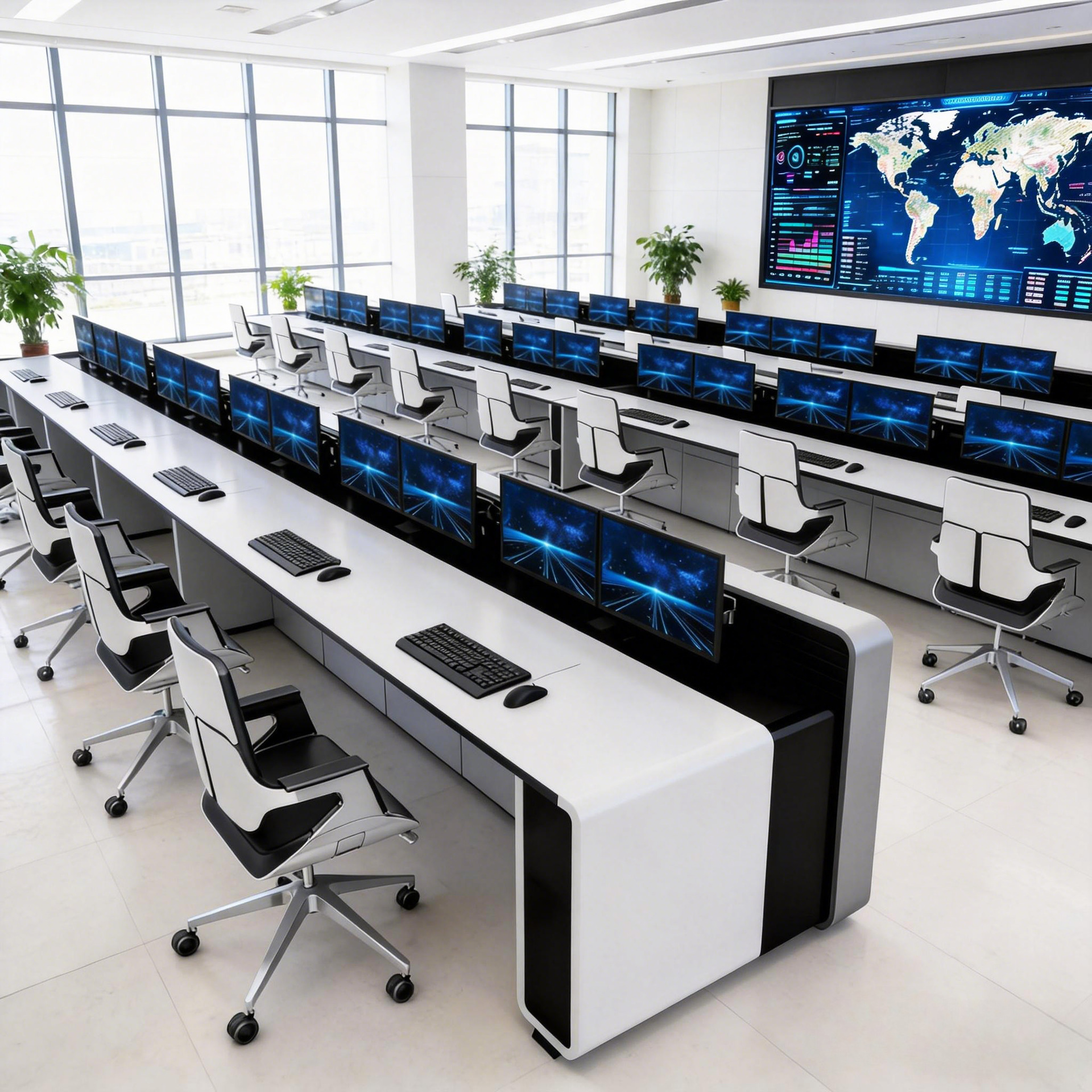 Operation Console, Command Center, Dispatching Station, Machine Room, Monitoring Room, Command Table, Multi-Unit Monitoring Control Console, Customization