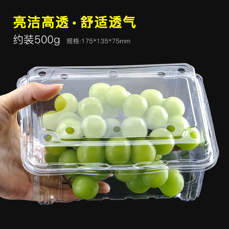 卸売り使い捨て透明果物包装箱は、抗圧PET果切箱の超専用スイカ包装箱を厚くする|undefined