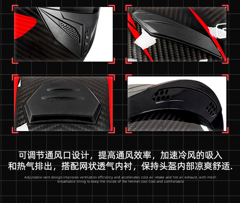 Dot and 3C Certified Motorcycle Helmet for Men and Women, Personalized Full-Face Helmet for Motorbikes and Electric Vehicles