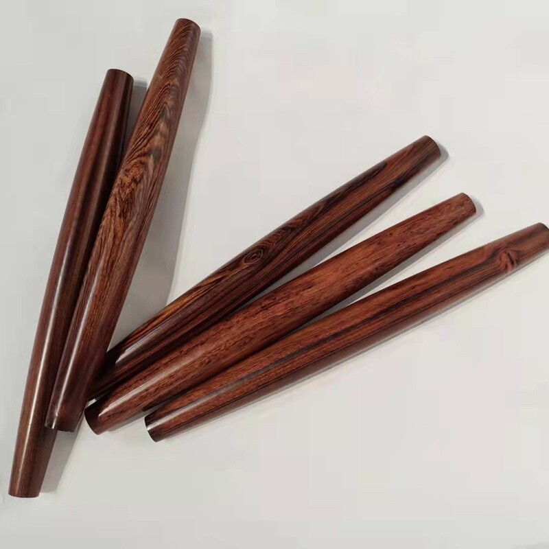 魚の腹の杖の赤い貴重な宝の杖の2頭の平木のめん棒の家庭用メーカーの卸売り|undefined