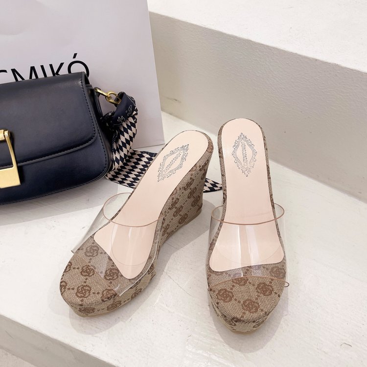 Sandali con cinturino singolo casual moda trasparente con tacco alto vintage da donna con tacco alto e commercio estero transfrontaliero Aliexpress_voghion.com