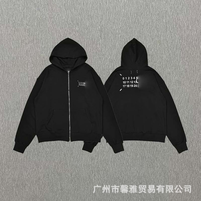 M385 ブラック スウェットシャツ ジャケット