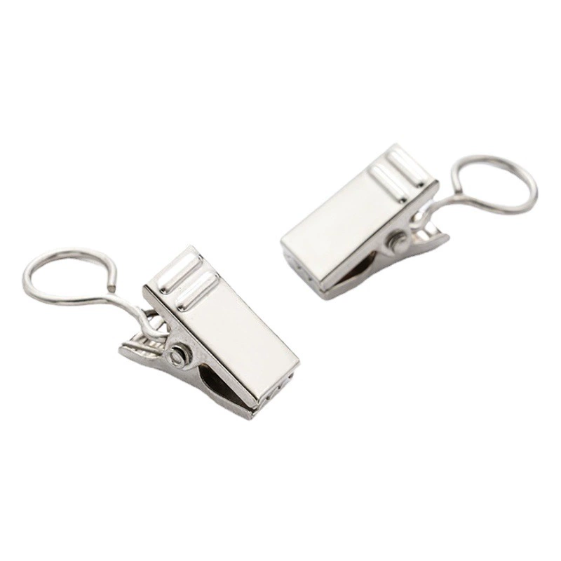 Заводские прямые волосы металлическая пряжка для штор зажим для штор гобелен фон зажим для ткани с кольцом открытый рот закрытый зажим из крокодила