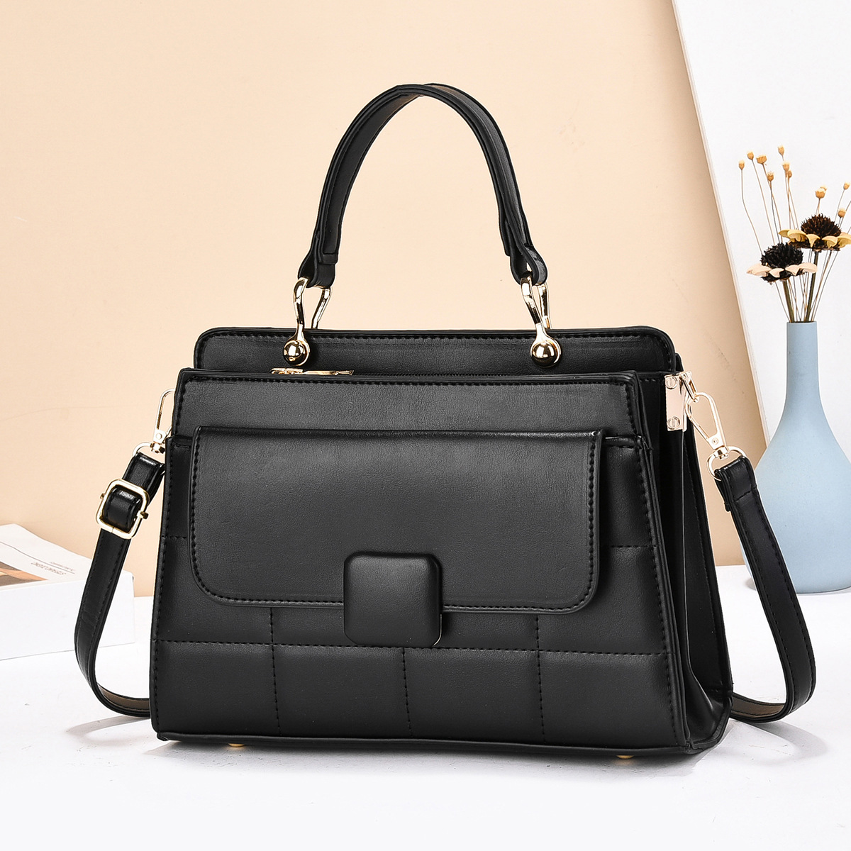 Bolso de mano coreano para mujer todo fósforo exquisito bolso de hombro temperamento nuevo bolso de mensajero 2025 bolso de mujer bolso grande para mujer