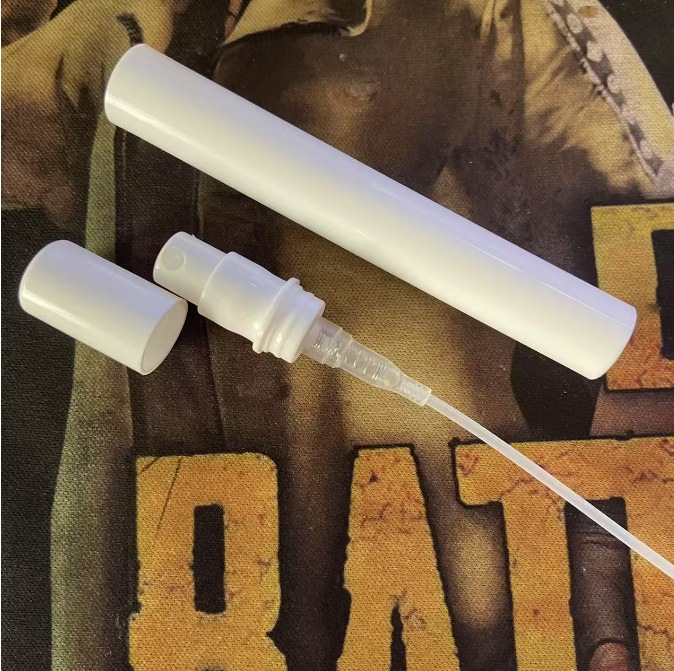 现货白色卡口2ML3ML5ML卡扣香水笔香水瓶塑料喷雾瓶分装瓶试用装