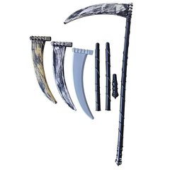 ハロウィンゴーストフェスティバル武器武器籐模様死神鎌おもちゃ小道具プラスチックパーティー装飾ゴーストヘッド鎌