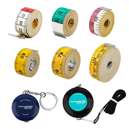 German quality automatic retractable clothing measuring ruler mini key ring small tape measure household measurements ruler waist circumference soft ruler