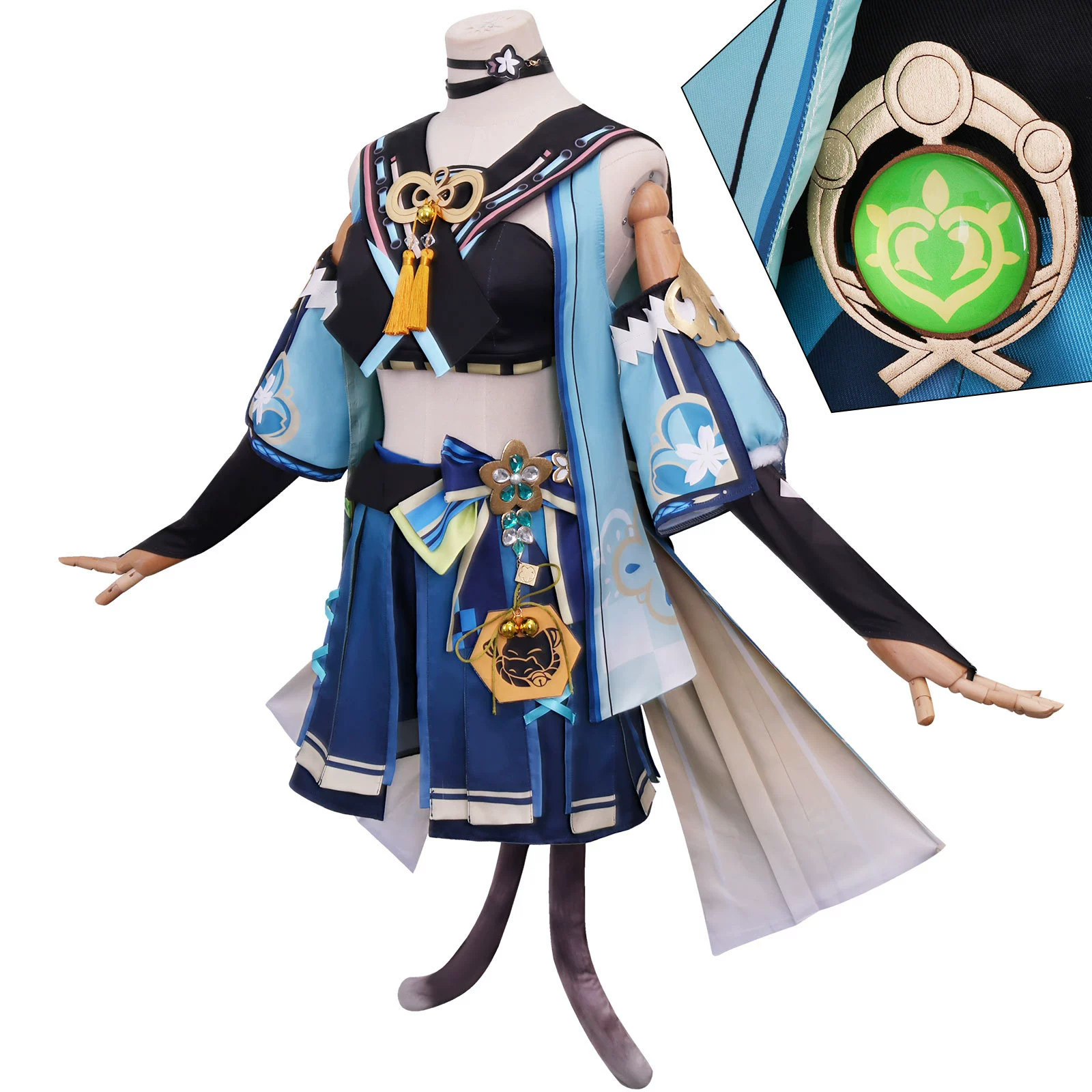 漫路人 Оригинальный бог cos rice wife Qiliangliang костюм косплей новый персонаж grass style shooter двухмерное аниме