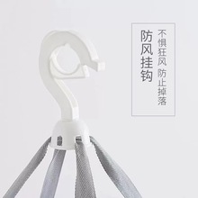 厂家供应新款家居用品晒衣篮防风钩创意钩子方便好用防风挂钩收纳
