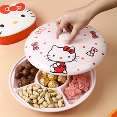 Five and helloKT candy box storage box living room coffee table home fruit plate snack sunflower seed dried fruit plate