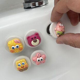 New Washbasin Overflow Plug Basin Overflow Sealing Head Basin Decorative Cover Washbasin Leakage Plug Pool Sealing Cover