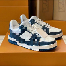 纯原trainer高奢空胶工艺男鞋熊猫女真皮小胖丁情侣板鞋男鞋女鞋