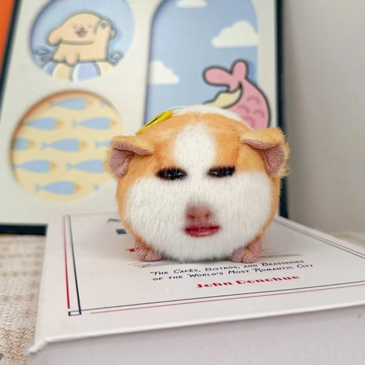 猪妞挂件仙女下凡毛绒玩具搞怪荷兰猪玩偶会发声表情包公仔送女友-阿里巴巴