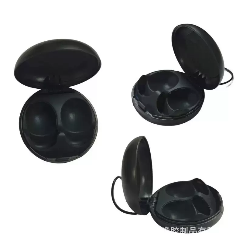 批发游泳耳塞盒塑料小盒子透明方盒收纳盒子带盖多功能零件盒防尘