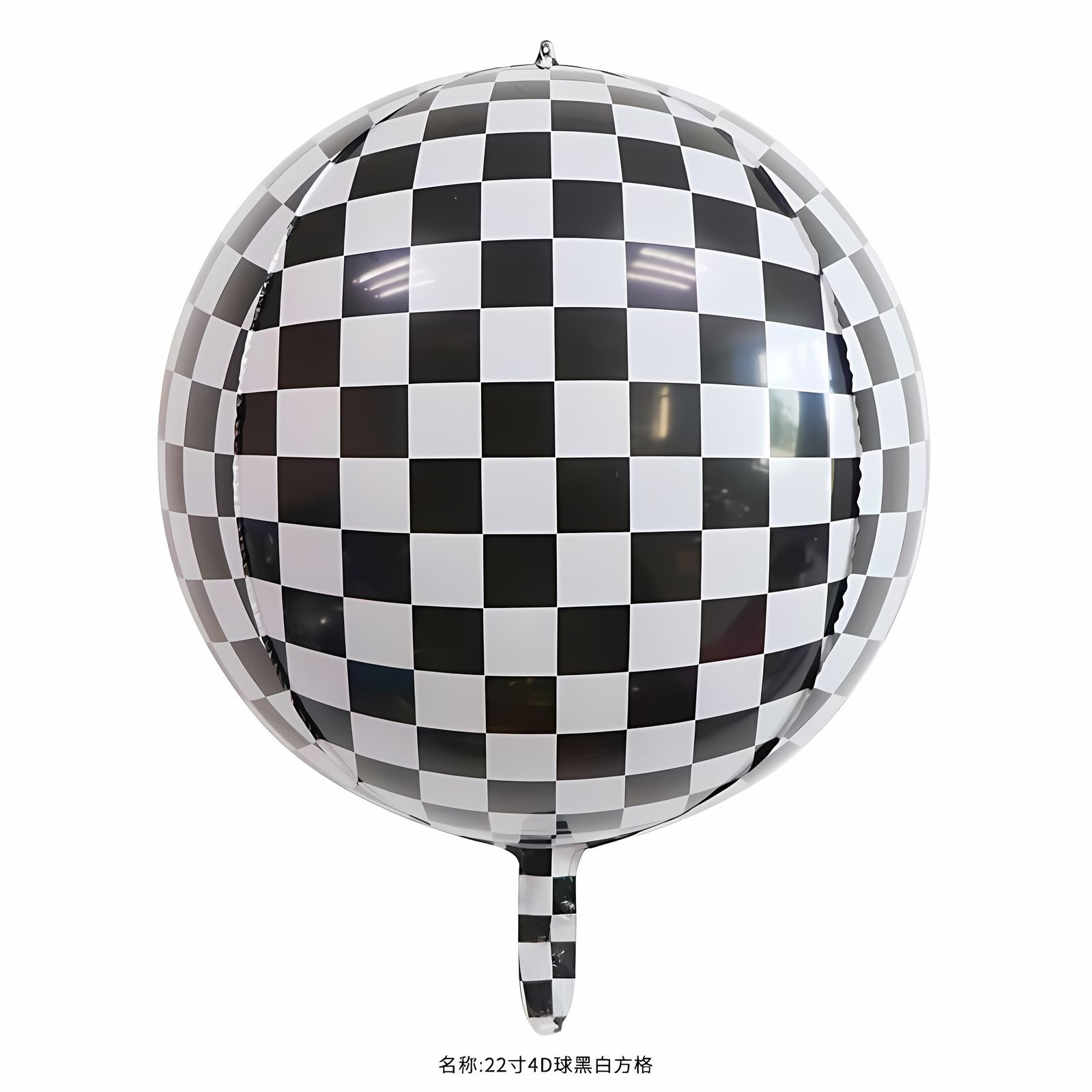 Laser transfronterizo plata oro color disco película de aluminio bola KTV fiesta de cumpleaños 22 pulgadas 4D globos discoteca