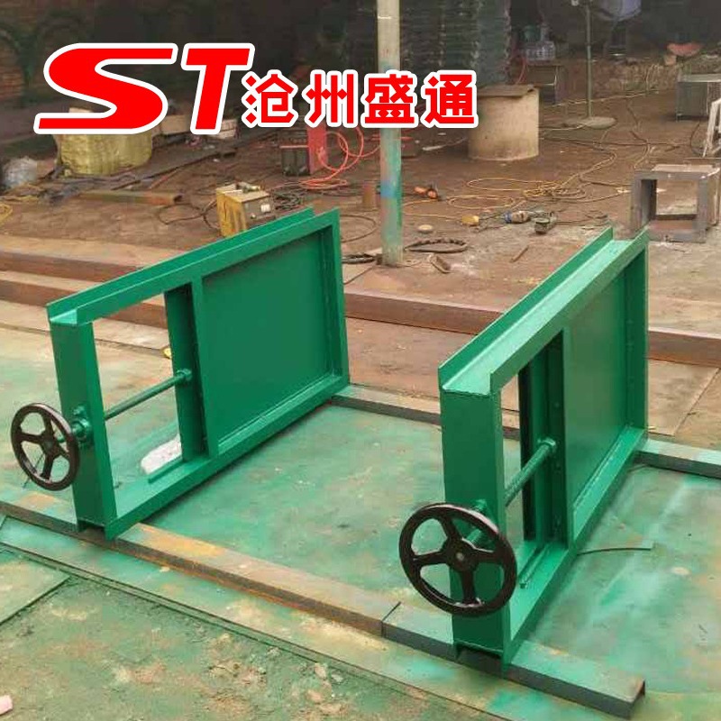 dn900手动插板阀 市政手动排污闸板阀 手电一体碳钢软密封插板阀