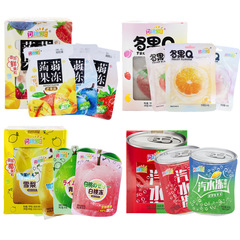 Hottest Trend Fruit Flavor Konjac Jelly Gummy Snack Fruit Jelly Sucking Candy Summer Leisure Food Children Snacks Wholesale Manufacturer