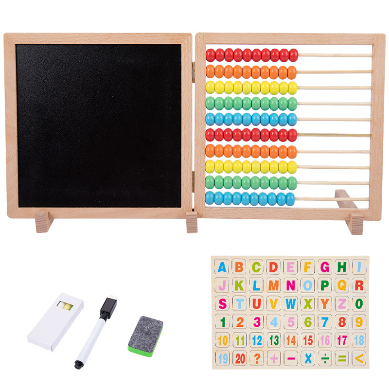 Ventas directas de la fábrica Haya tablero dibujo estante cálculo kindergarten contador Escuela Primaria adición y resta niños Iluminación matemáticas enseñanza ayudas