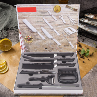 Bear Claw Eight-piece Set Factory Direct Selling Kitchen Supplies Knife Eight Fruit Knife Small Kitchen Knife Slicing Knife Box