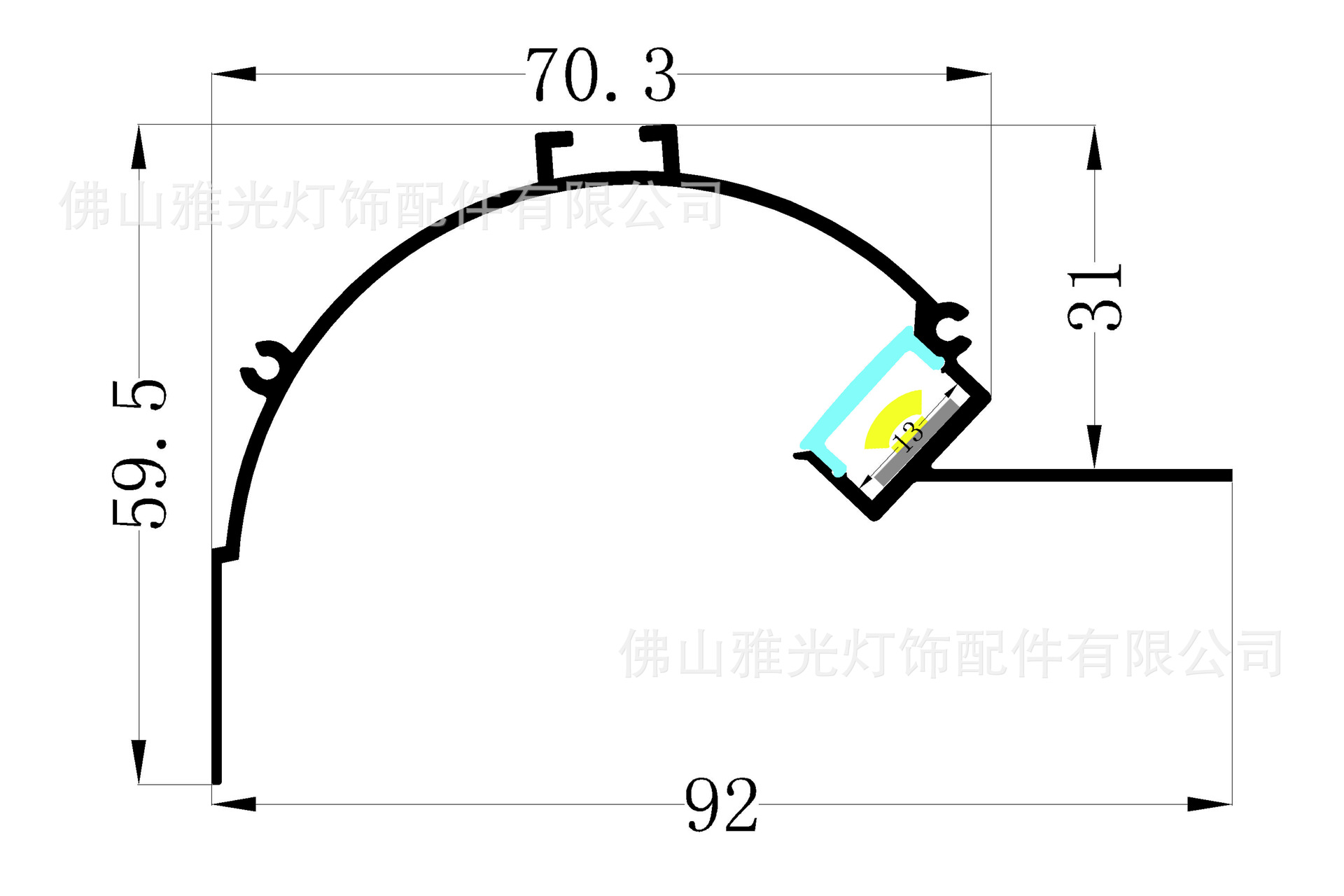 흰색 스프레이: 3 m/set