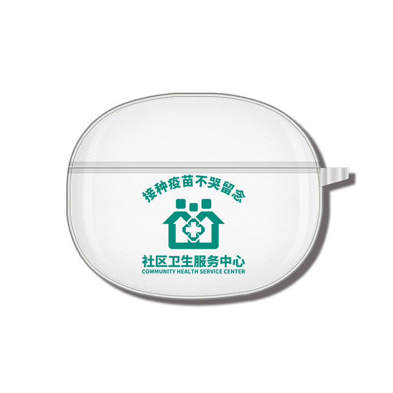 Adecuado para realme buds air3, funda para auriculares, funda protectora Bluetooth, carcasa suave transparente de TPU, patrón de impresión en color