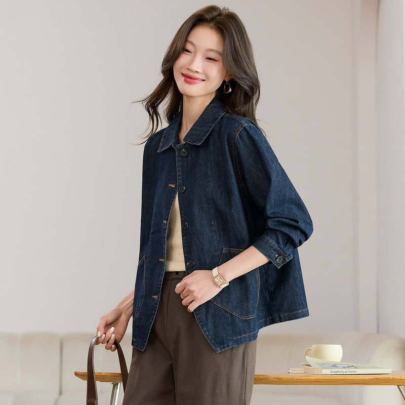 牛仔外套女短款2025新款秋季爆款时尚休闲洋气春秋薄款夹克衫上衣|undefined