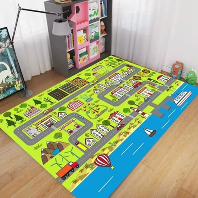 Avtomobil döşəmə paspasları — Large Carpet - parking-lot-mat-13-80120cm-crystal-velvet