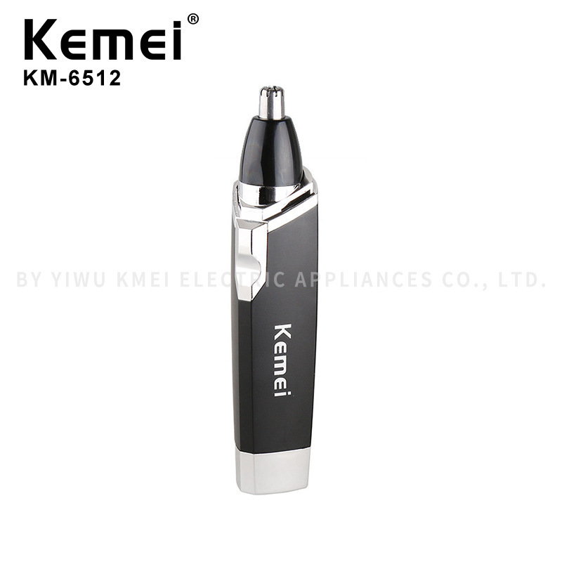 Kemei 電気鼻毛装置 KM-6512 卸売乾電池鼻毛トリマー鼻孔クリーナー|undefined