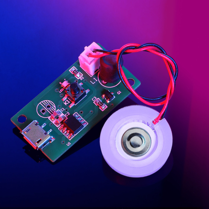 RGB七色ライトUSB加湿器噴霧モジュールドライバーボード電子部品DC5V、大霧量を時間指定で制御可能|undefined