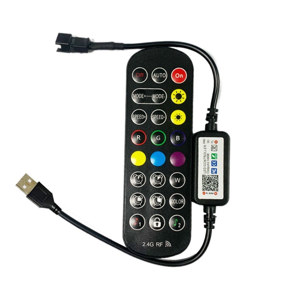 5V12V24V ışık şeridi fantom denetleyici 24 tuşlu Baolian lamba Bluetooth RGB dimmer renkli LED ışık şeridi kontrolü