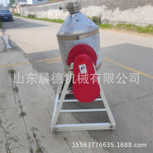 50kg静音电机款全不锈钢鼓式搅拌机 添加剂中药粉剂搅料机