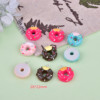 Cute acrylic donut, three dimensional resin, accessory, pendant
