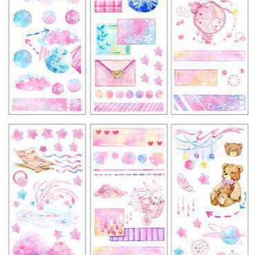 Г Genuine fresh cartoon cute sticker, scheduler