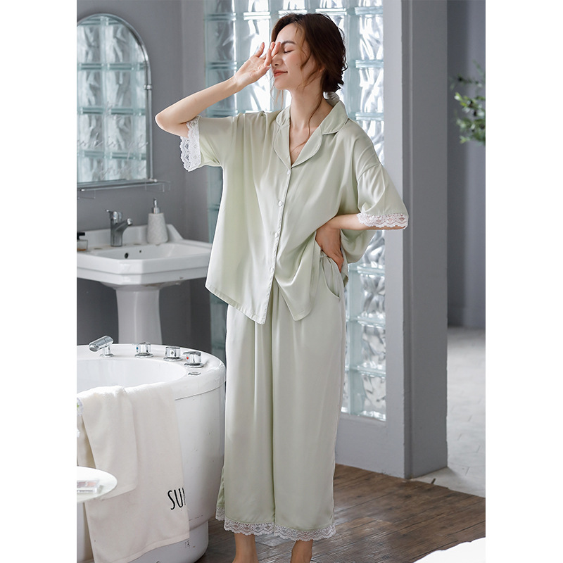 Thin lace summer pijama